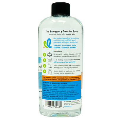 Unshrinkit Solution